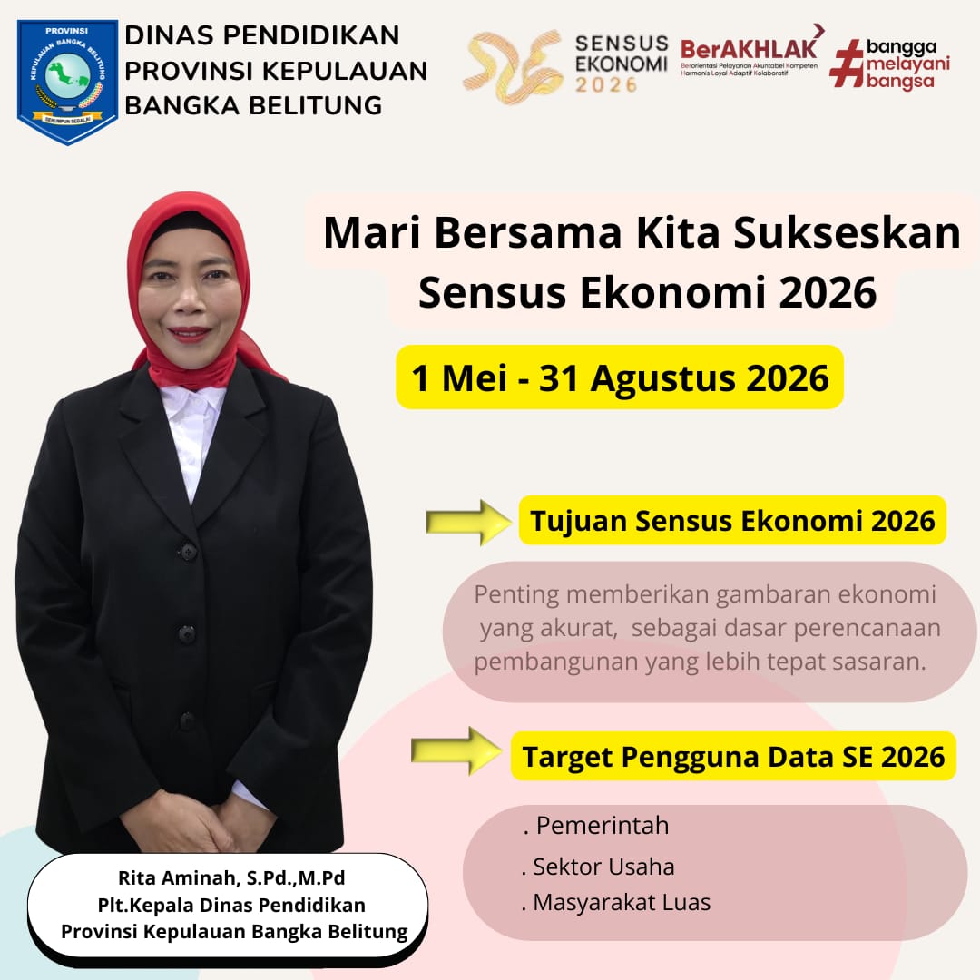MARI BERSAMA KITA SUKSESKAN SENSUS EKONOMI 2026