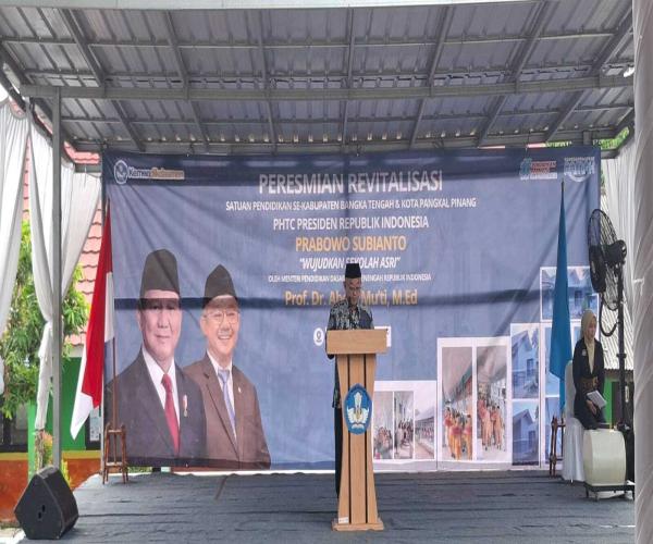 Menteri Pendidikan Dasar dan Menengah Apresiasi Komitmen Pemprov Kepulauan Bangka Belitung Dukung Revitalisasi Pendidikan