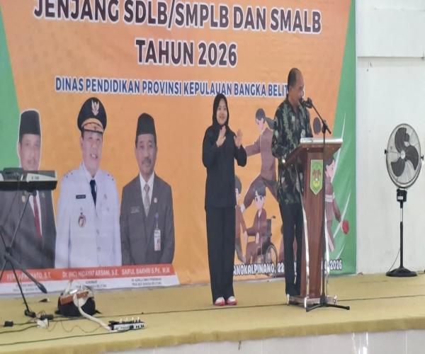 Dinas Pendidikan Provinsi Kepulauan Bangka Belitung Gelar O2SN-PK 2026 Tingkat Provinsi, Dorong Prestasi Peserta Didik Berkebutuhan Khusus