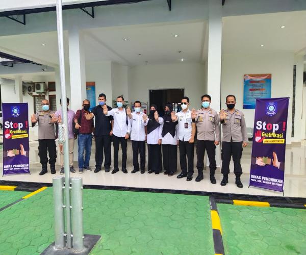 Tim Satgas Saber Pungli MaBes Polri, Kunjungi Dinas Pendidikan Prov. Kep. Bangka Belitung