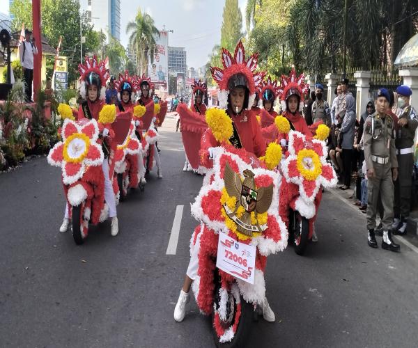 Pawai Mobil Hias dan Motor Hias Menjadi Penutupan HUT Kemerdekaan RI ke-78 