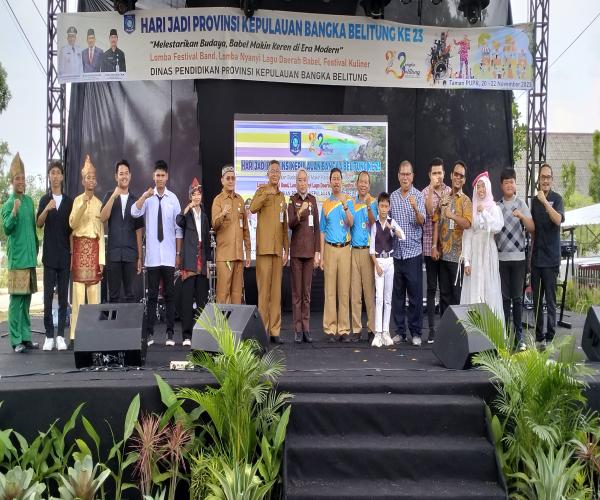 Dinas Pendidikan Provinsi Babel Ikut Meriahkan Hari Jadi Prov.Kep.Babel ke-23