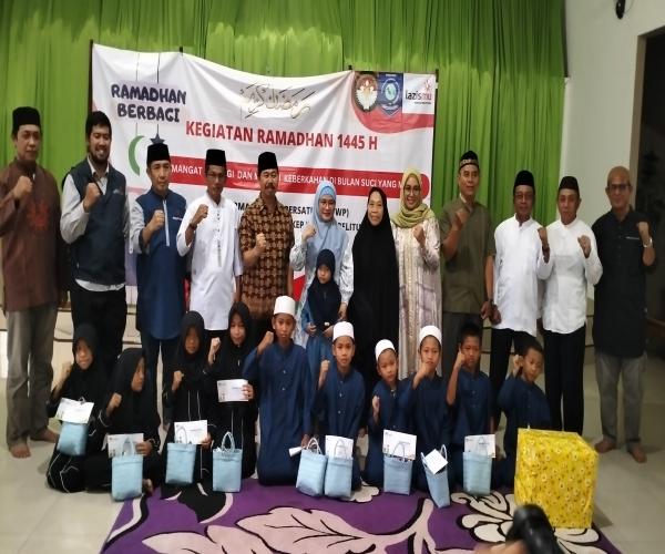 Marhaban Ya Ramadhan, DWP Dindik Prov Babel Berbagi Kebahagiaan bersama Anak Panti Asuhan
