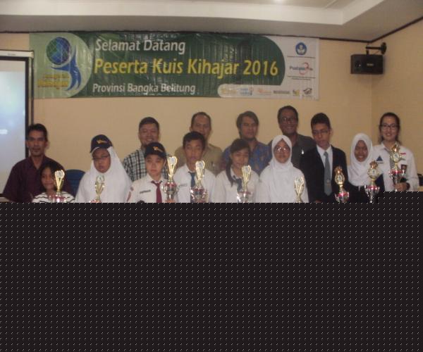 Terpilih 3 Pemenang Juara Pertama Kuis Kihajar Tingkat SD, SMP, SMA dari 9 Finalis 