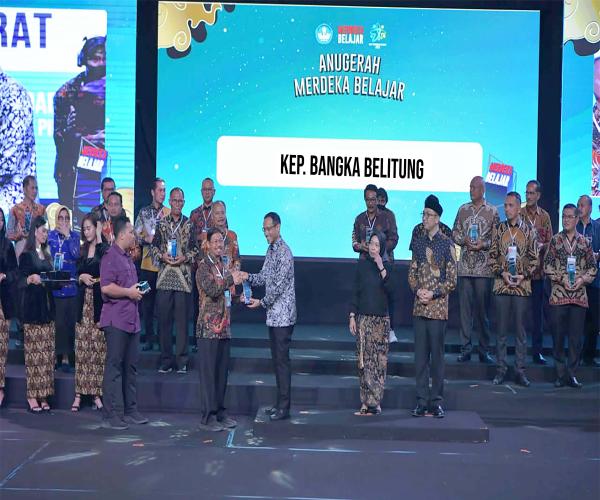 Babel Raih Anugerah Merdeka Belajar 2023