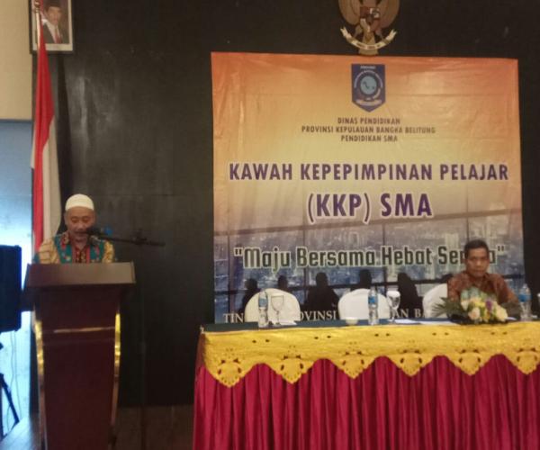Bidang SMA Disdik Prov Latih 100 Pelajar SMA di Kegiatan Pelatihan Kawah Kepemimpinan (KKP) 