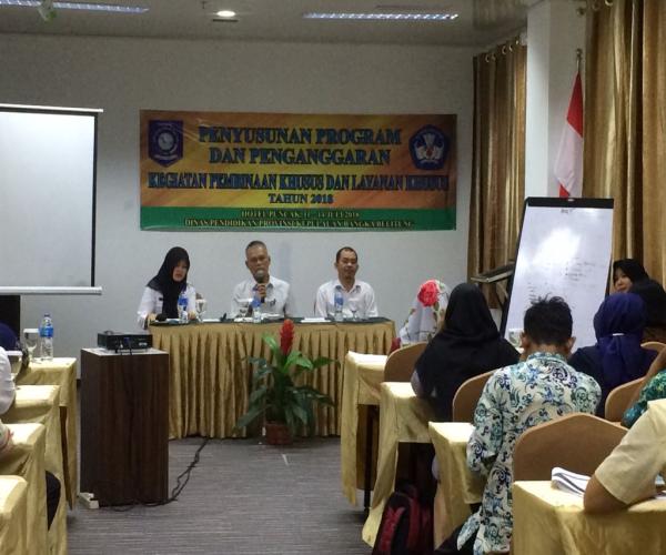 Workshop Penyusunan Program dan Peanggaran Pendidikan Khusus dan Layanan Khusus