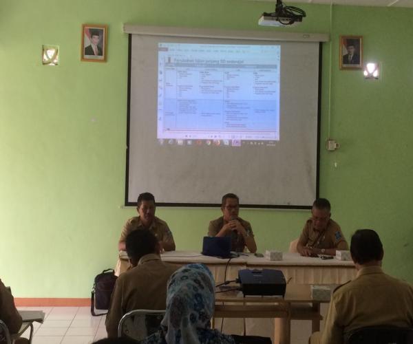DISDIK SOSIALISASI PELAKSANAAN USBN SD/MI/SDLB/PAKET A TAHUN  2018