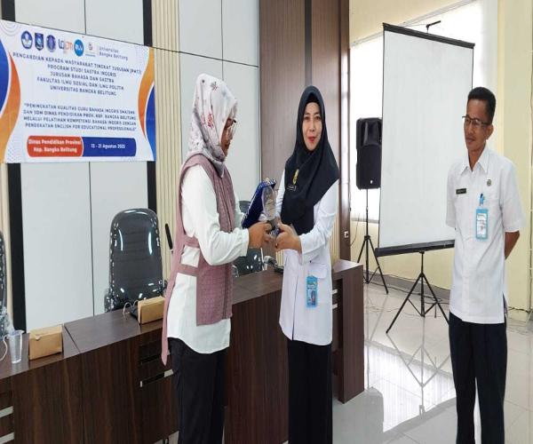 Sekretaris Dindik Babel Buka Pelatihan Kompetensi Bahasa Inggris,  Tingkatkan Kompetensi Pendidik