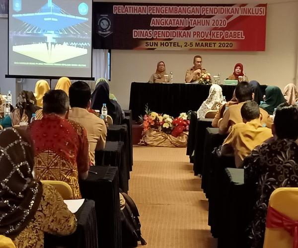 Peduli Anak Berkebutuhan Khusus (ABK) , Disdik Gelar Pelatihan Pengembangan Pendidikan Inklusi