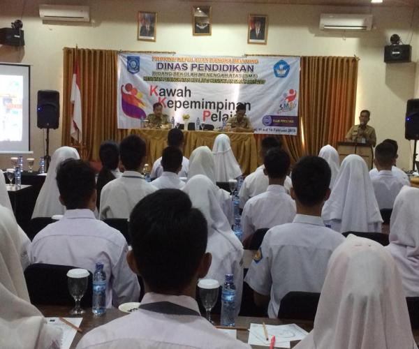 DIKNAS PROV GELAR KEGIATAN ‘KAWAH KEPEMIMPINAN PELAJAR’