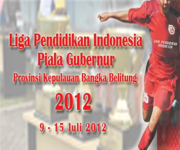 Hasil Kesepakatan Rakor Panitia LPI Piala Gubernur Provinsi Kepulauan Bangka Belitung tahun 2012