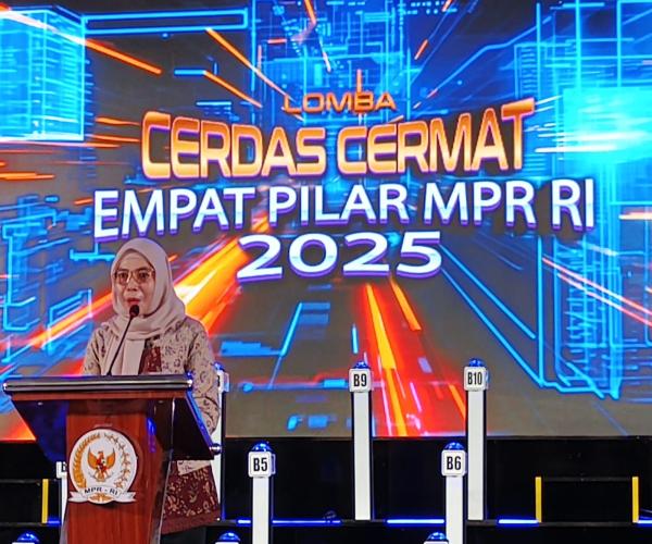 Buka Cerdas Cermat 4 Pilar MPR RI se-Babel,  Sekretaris Dindik Prov Kep. Babel  Rita Aminah : Tanamkan Nilai-Nilai Pancasila dalam Diri Anak Bangsa