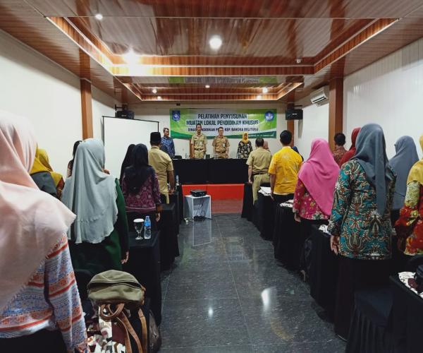 Dindik Gelar Pelatihan Penyusunan Muatan Lokal (MuLok) Jenjang Pendidikan Khusus