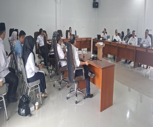 SEKRETARIS DINDIK PROV KEP BABEL : MENGIMBAU PERCEPATAN INPUTAN INDIKATOR PROGRAM  DI SETIAP UNIT KERJA DINAS PENDIDIKAN