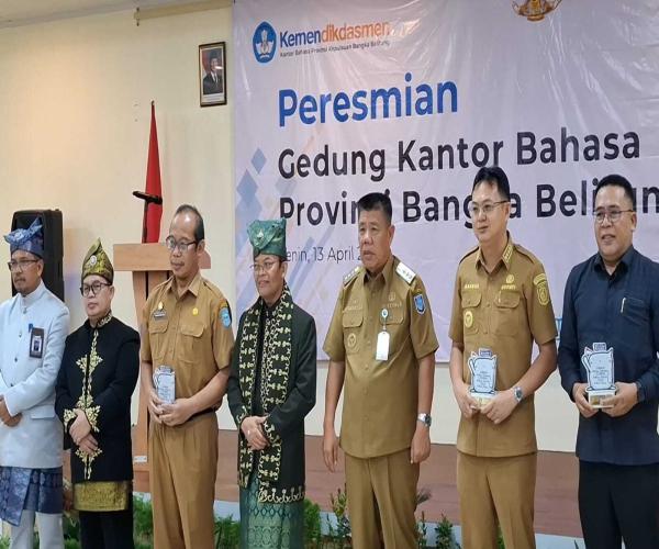 Gubernur Babel Resmikan Kantor Bahasa, Perkuat Identitas dan Literasi