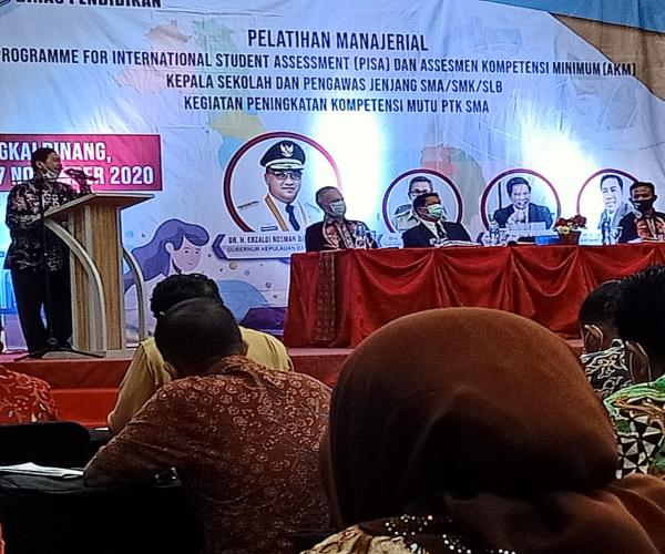 Sekdin Pendidikan Babel Ingin Program PISA Babel Harus Berjalan Sesuai Target, Nilai PISA Siswa 415
