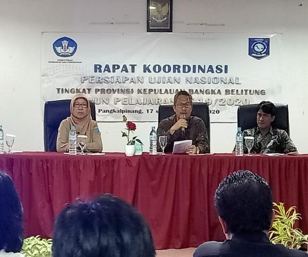 Kadis Dindik : Ujian Nasional 2020 Terakhir, Diganti Asesmen Kompetensi Minimum dan Survey Karakter