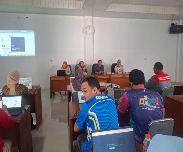  Dindik Prov Babel Menggelar Sosialisasi Implementasi Coretax  dari Bakuda Prov Babel