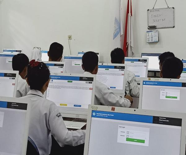 Pelaksanaan Tryout di SMK Negeri 1 Pangkalpinang